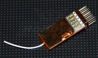 OrangeRx Spektrum DSM2 Compatible 4Ch 2.4Ghz Receiver 